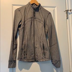 Grey Lululemon zip jacket